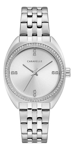 Caravelle 43l214 Reloj De Pulsera Para Mujer Tono Plateado