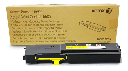 Tóner Xerox 106r02235 Color Yellow