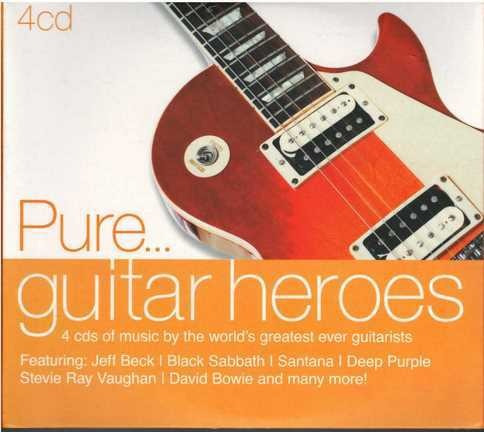 Cd - Pure...guitar Heroes / Varios 4cd - Original Y Sellado