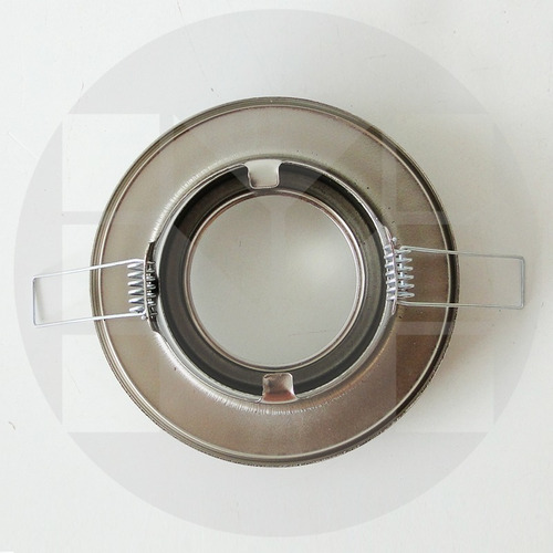 Imagen 4 de 10 de Spot Embutir Platil Circular + Zocalo Gu10 + Dicro Led 7w