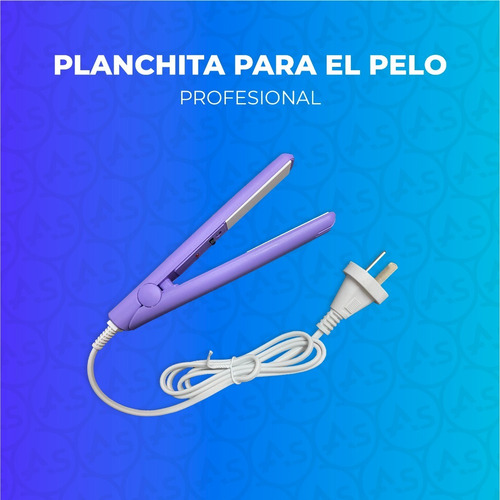 Imagen 2 de 10 de Planchita Pelo Profesional Mini Portable Planchitas Mujer