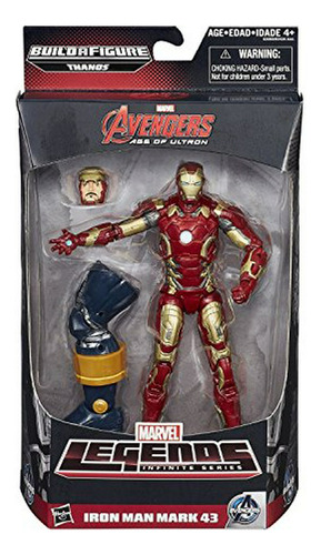 Figura Iron Man Mark 43 Marvel Legends