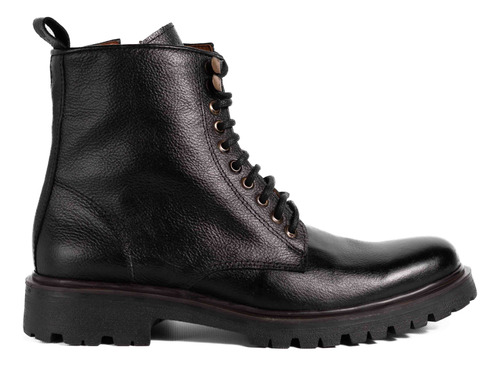 Botas Borcego Hombre Cuero Guido Caña Alta Acordonados
