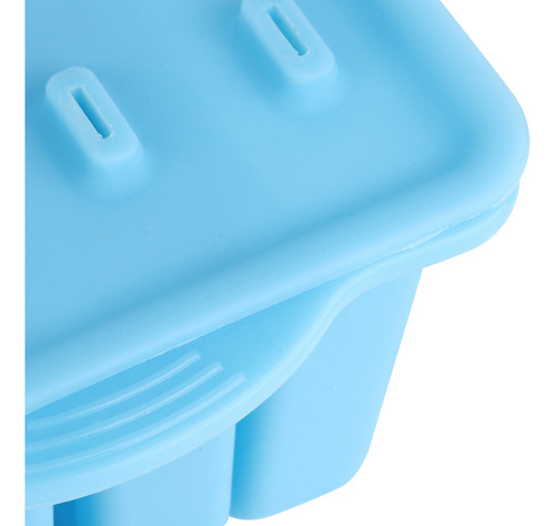 Molde Para Barra De Helado Azul Con 12 Cubos De Hielo