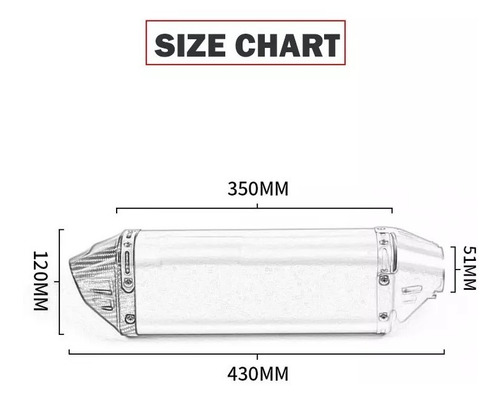 Imagen 2 de 7 de Tubo De Escape Para Moto Universal Yoshimura (rst)