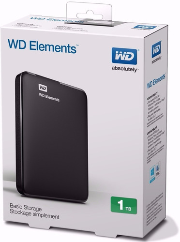 Disco Duro Externo Western Digital Elements 1tb  Oferta