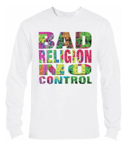 Polera Ml Bad Religion No Control Punk Abominatron