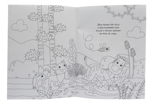 Amiguinhos para Colorir: Zebra, de © Todolivro Ltda.. Editorial Brasileitura, capa mole em português, 2022