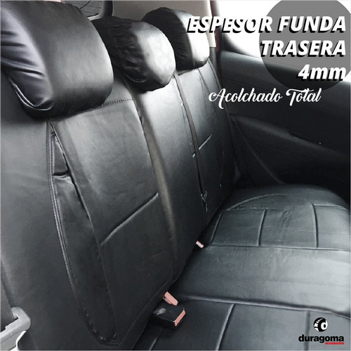 Funda Cubre Asiento Auto Todo Cuero Simil P/ Fiat Cronos