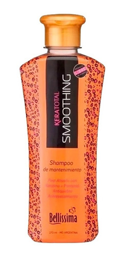 Shampoo Keratotal Smoothing Post Alisado Bellissima 270 Ml