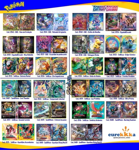 Álbum Pokémon Pasta tipo Fichário para Cards - XY BREAK POINT