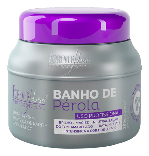 Platinum Blond Sh+másc E Másc Banho De Pérola - Forever Liss