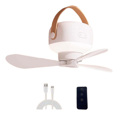 Zh Ventilador De Techo Para Tienda De Campaña, 7200mah