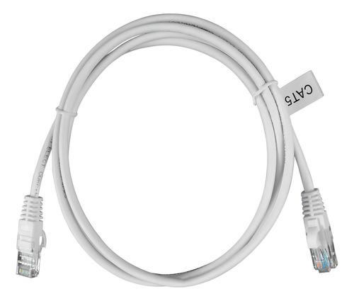 50pç Patch Cord Branco Cabo De Rede Utp Cat5e Flexível 1,5mt