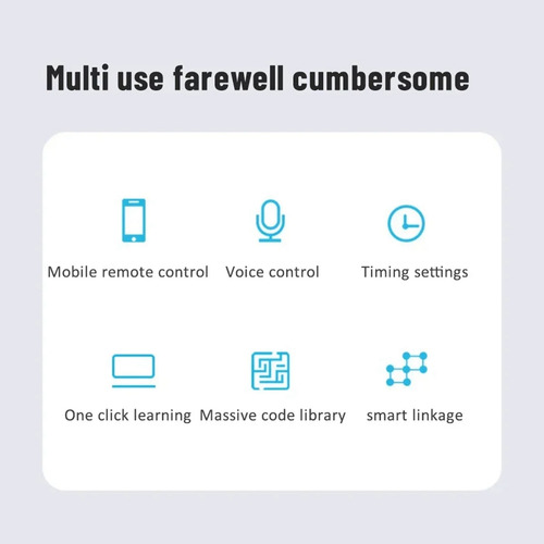 Control Remoto Infrarrojo Wifi Tuya Smart Rf433 Usb Para Ale