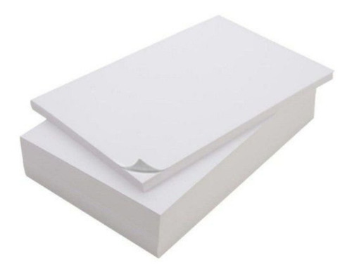 Papel Adesivo Fosco - A4 (não É Gloss) Pcte. C/ 100 Folhas