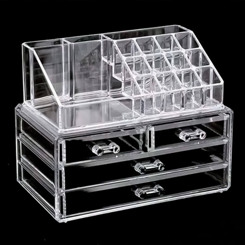 Organizador De Maquiagem Com Gaveta Um Luxo