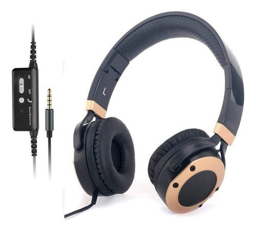 Producto Generico - Monodeal Auriculares Con Cancelación A. Color Auriculares con cable negro