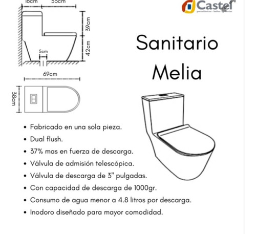 Wc Poceta Sanitario Melia De Lujo