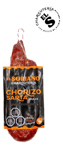 3 Undades De Chorizo Sarta Dulce El Soriano 220 Grs Aprox