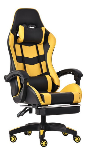 Silla Gamer Hb Negro Amarillo
