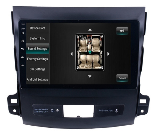 Radio Android 10.1 Mitsubishi Outlander 2006-2011 +camara