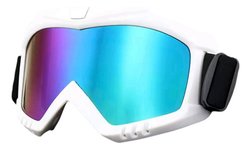 Antiparra Blanca Tornasol Filtro Uv Nieve Snowboard Ski