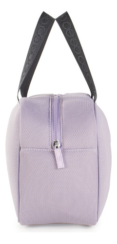 Neceser Cloe Unisex De Viaje Textil Multiples Compartimentos Color Lila