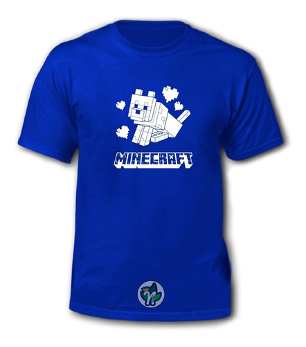 Polera, Videojuego, Minecraft, Construccion / Natural King