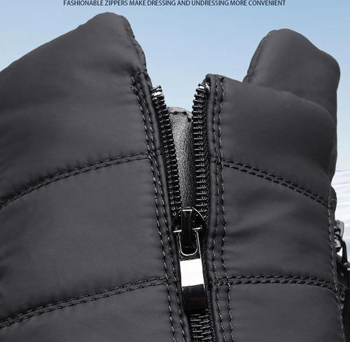 Botín Térmico Con Plataforma Mujer Impermeable Con Chiporro