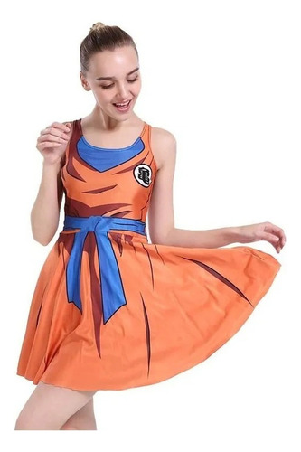 Dragon Ball Z - Vestido Unitalla Goku Kame Kawaii Cosplay