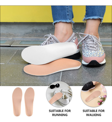 1 Par De Plantillas Transpirables Para Zapatos Que Absorben