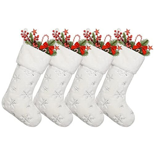 Calcetines De Navidad Pack De 4 De 18 Pulgadas De Alto ...