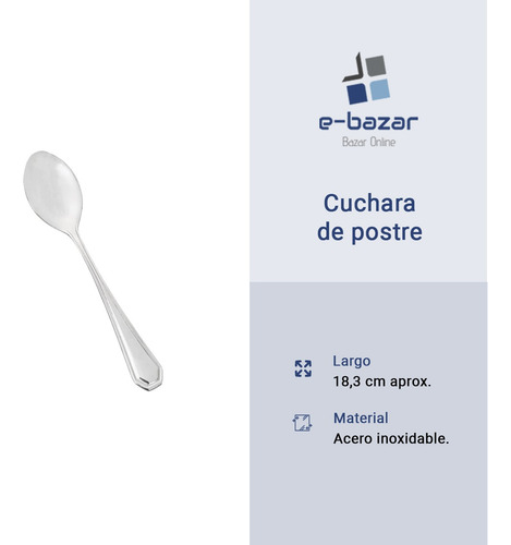Set X 12 Cubiertos Postre Otten Ambar