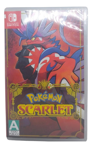 Pokemon Scarlet Nintendo Switch Usado (Usado)