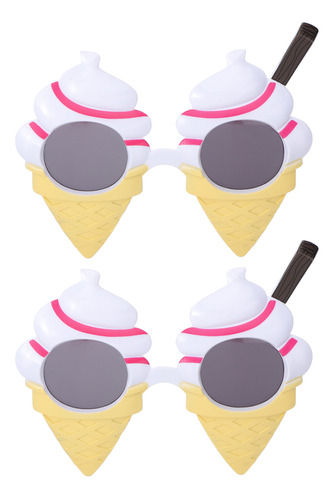 Gafas De Helado Para Fiestas De Cumpleaños, 2 Pares, Diverti