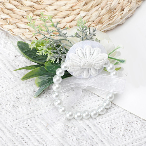 .. Muñequera Ramillete Pulsera Dama De Honor Nupcial Estilo