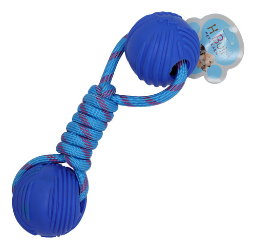 3 Pelota Cuerda Perro Con Agarradera Juguete Mordedera Mod 101