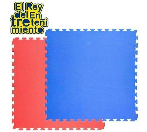 Imagen 4 de 6 de Piso Tatami Goma Eva Encastrable 1x1m 2cm Negro Gris- El Rey