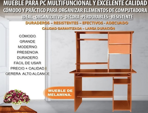 Escritorios Mesa P Computadora Pc Cuarto Oficina Resistente (Usado)