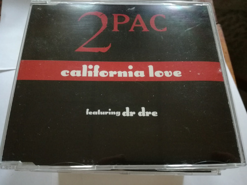 2pac - California Love - Maxi Single Cd 4 Tracks - Germany