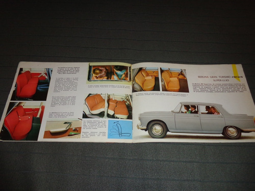 Peugeot 404 1962 Catalogo De Venta Original (Usado)