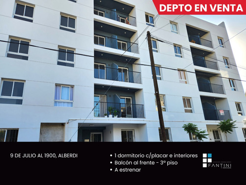Alberdi // 1 Dorm // Fte Plaza // Balcón // Ideal Inversionista // A Estrenar // Renta