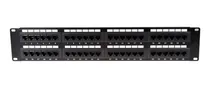 Comprar Patchera Patch Panel Rack Rj45 48 Puertos Bocas - Cat 6