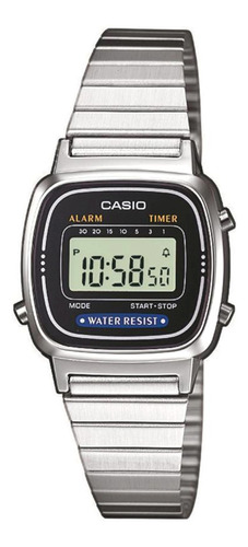 Reloj Casio La-670wa Vintage Retro Crono Timer Alarma Wr