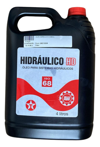 Oleo Hidraulico Hd68 4l