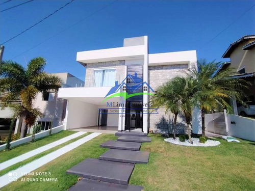 Imagem 2 de 15 de Casa Nova A Venda No Condomínio Terras De Atibaia I - 152