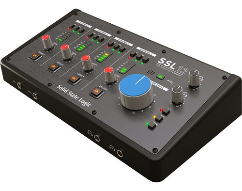 Interface de áudio USB Solid State Logic Ssl12 - Midi de 12 entradas/8 saídas