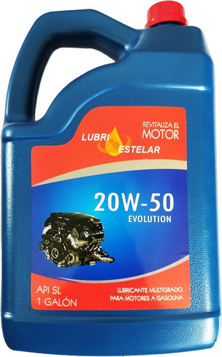 Galón Aceite Para Automovil 20w50 Evolution