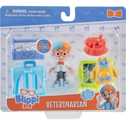 Blippi Muñeco Veterinario Y Día De Playa Con Accesorios